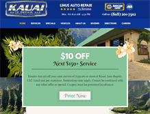 Tablet Screenshot of kauaiautorepair.com